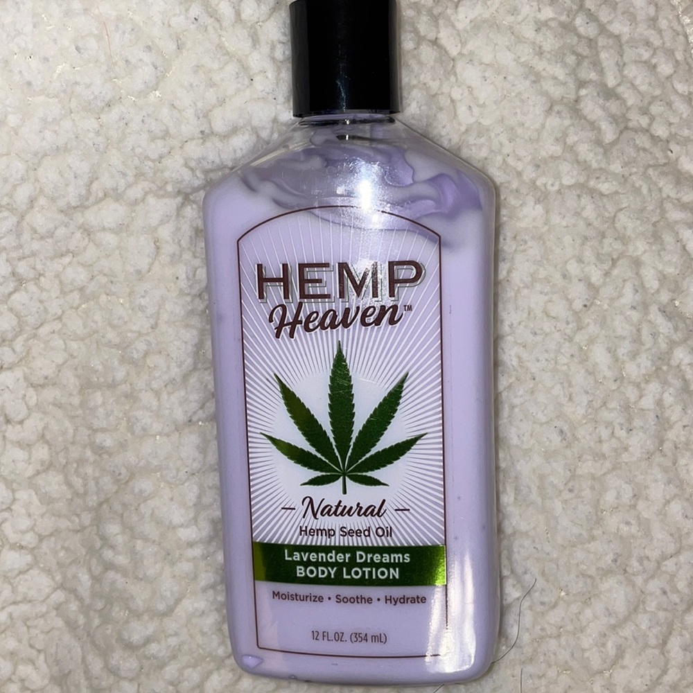 Hemp Heaven Lavender Dreams body lotion 12oz NEW